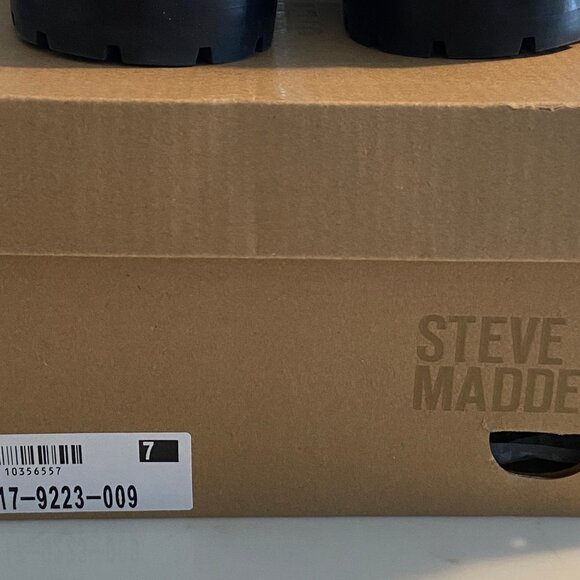 STEVE MADDEN MINKA Black leather loafer - Picture 4 of 6